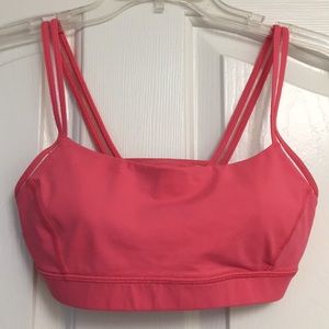 lululemon pink Sports Bra